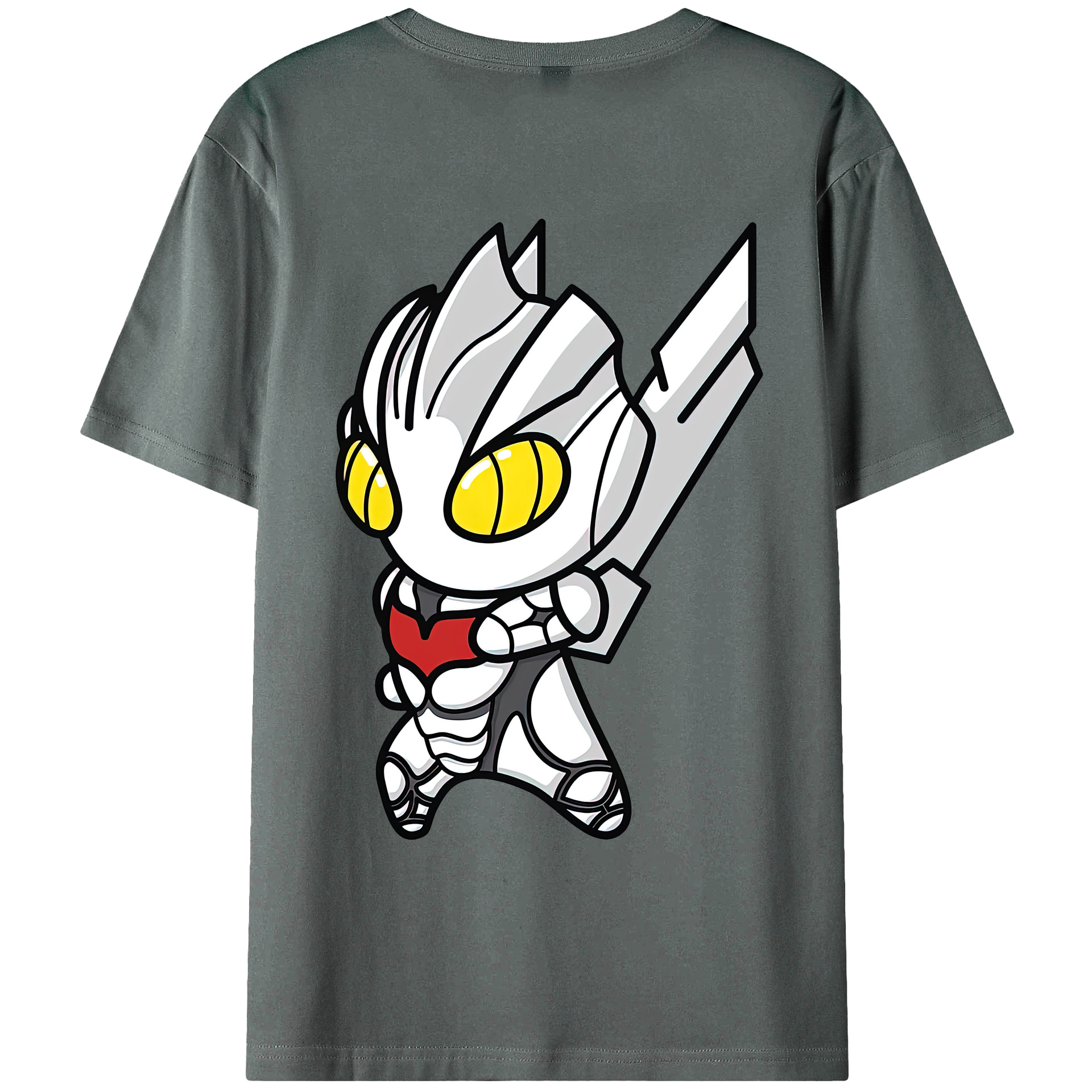 （画像用） ウルトラマン Ultraman 綿100％ メンズ半袖Tシャツ（バックプリント） 通気性